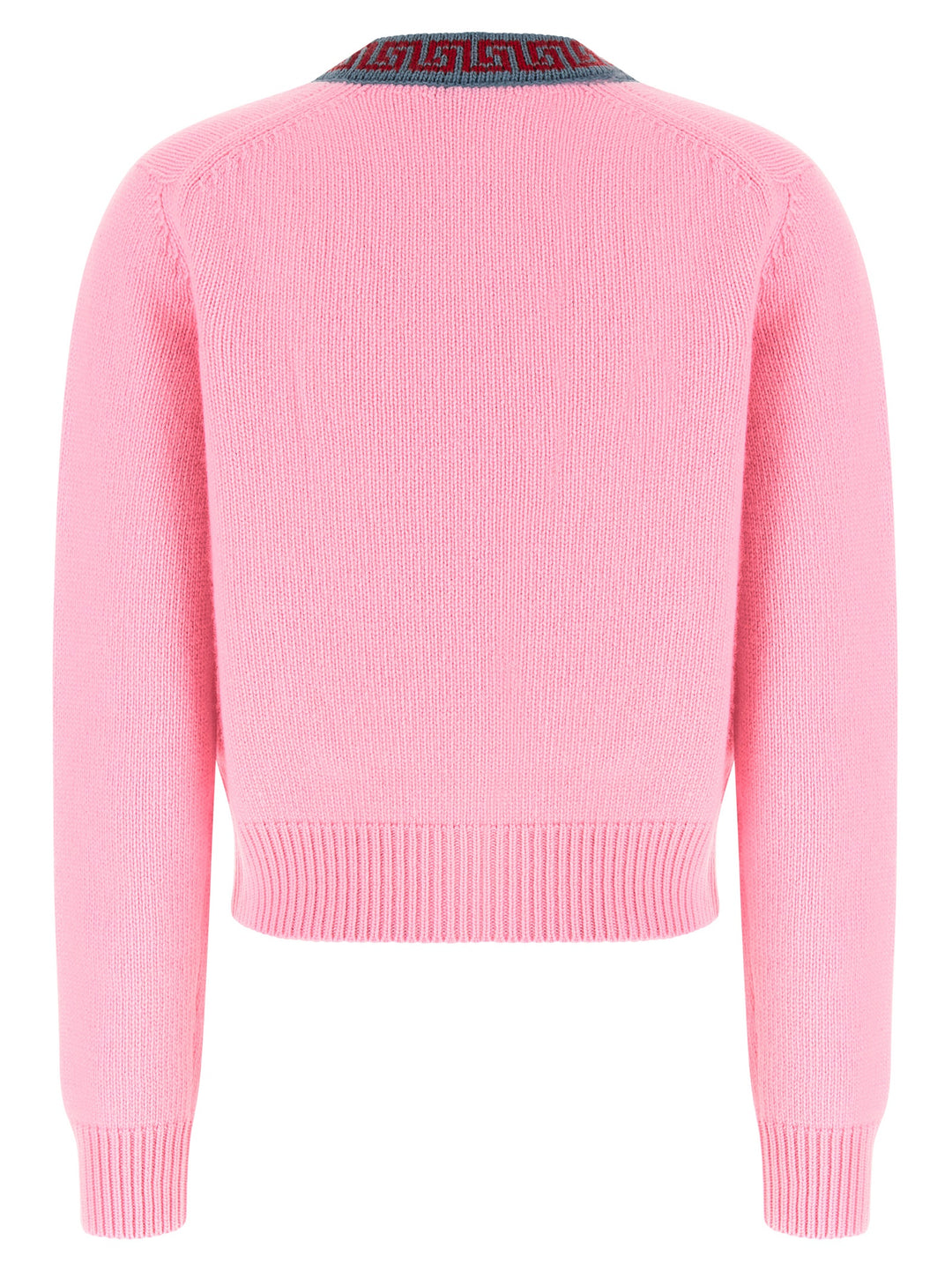 Versace Multicolor Virgin Wool Cardigan