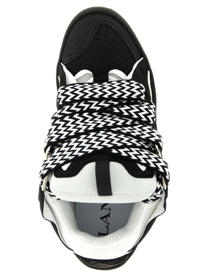 Lanvin Bicolor Calfskin Chunky Sneakers