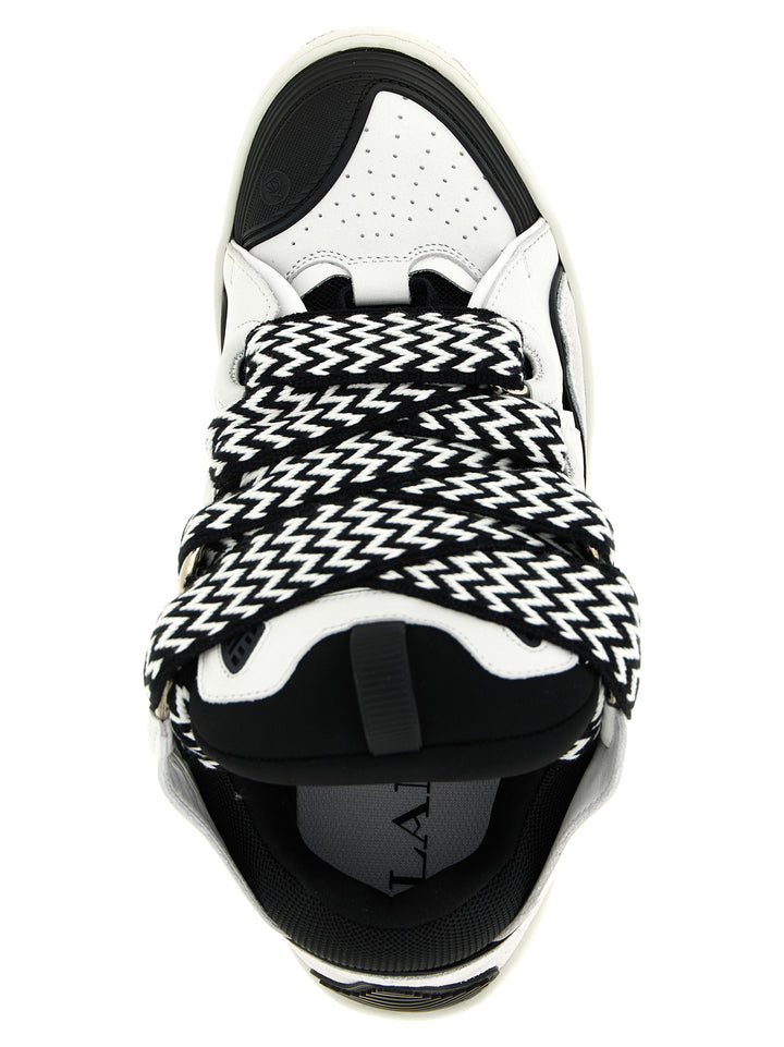 Lanvin Bicolor Calfskin Chunky Sneakers