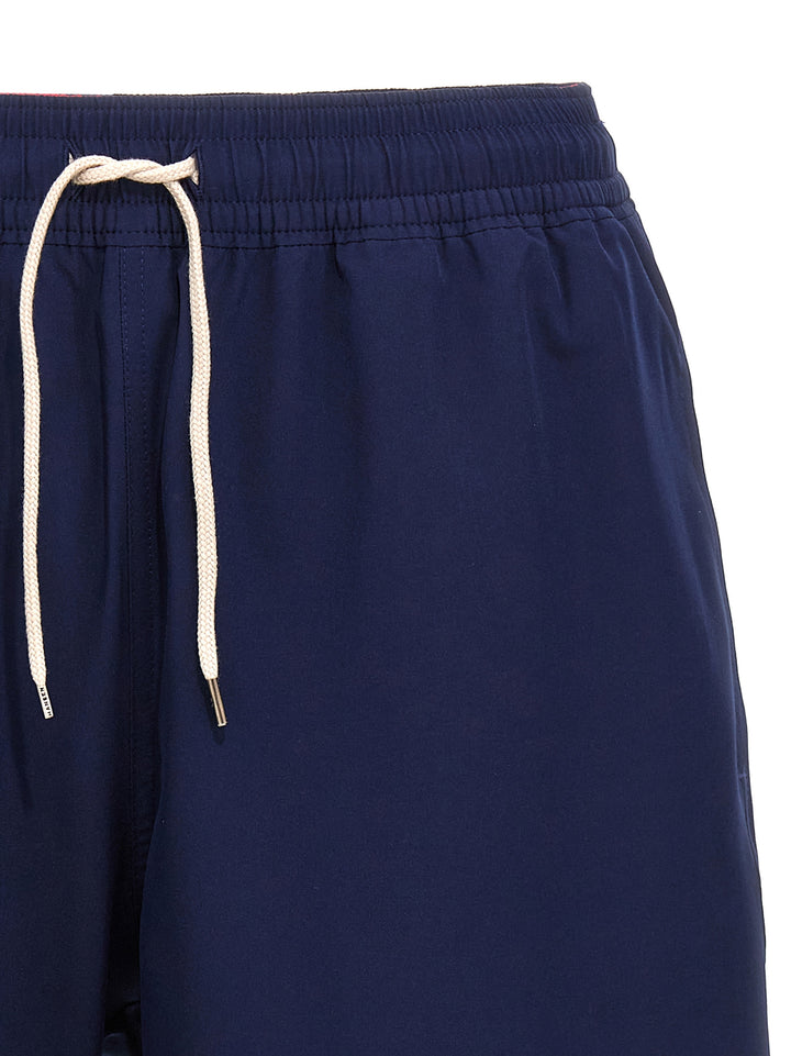 Polo Ralph Lauren Blue Polyester Bermuda Shorts