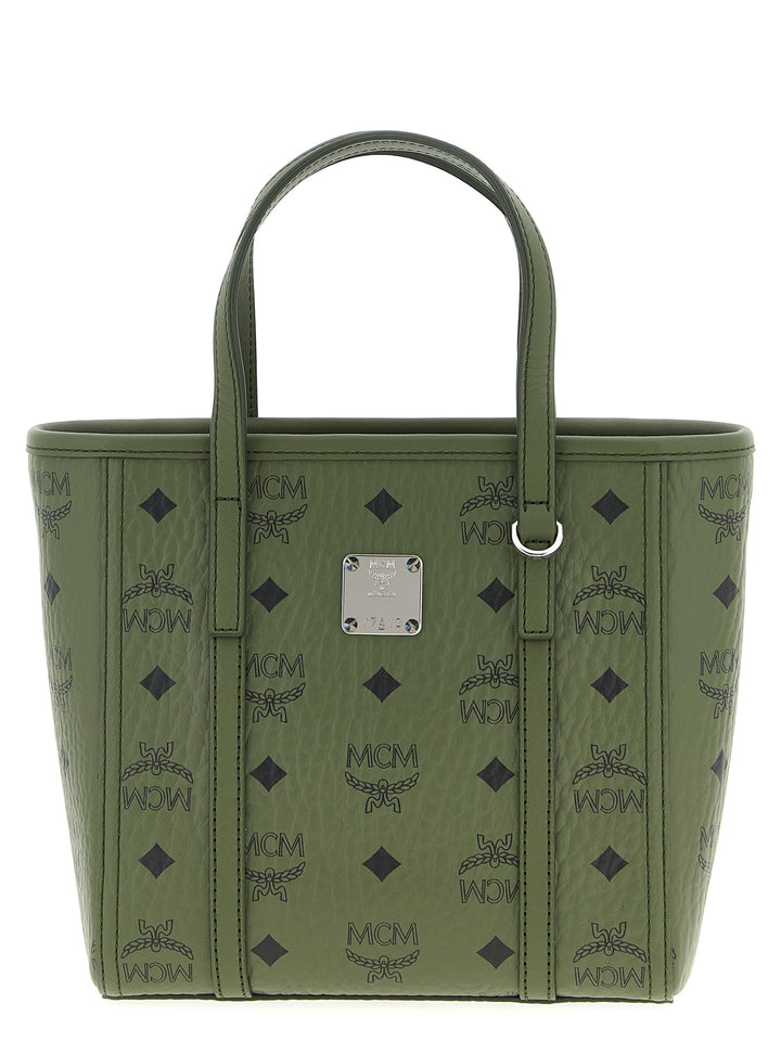 MCM Bicolor Polyethylene Tote Bag