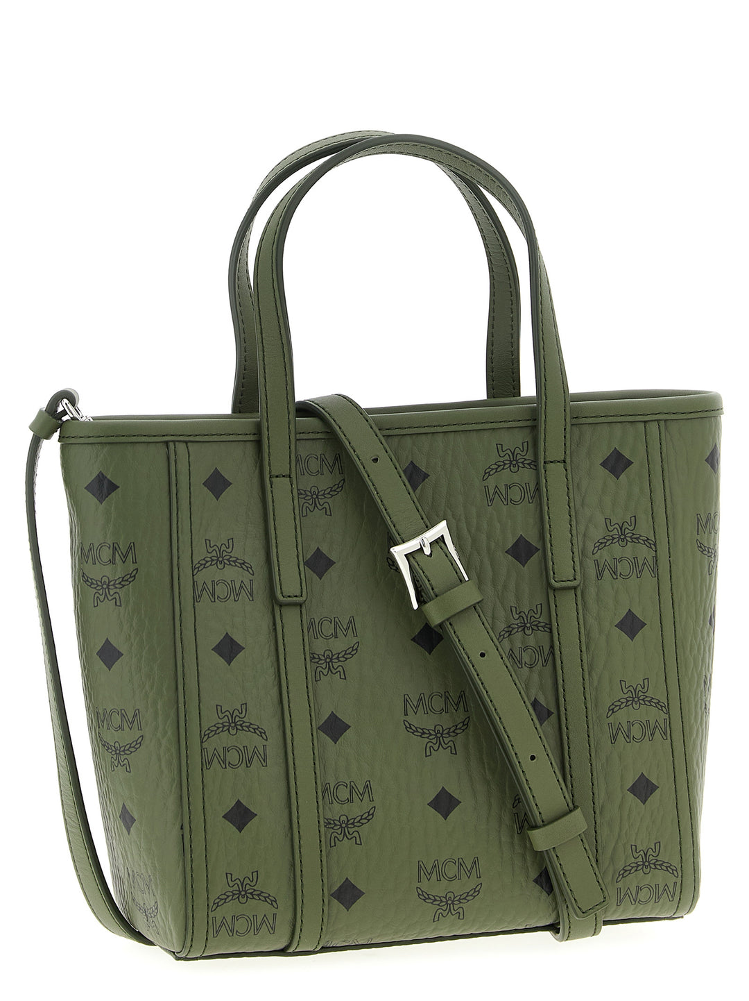 MCM Bicolor Polyethylene Tote Bag