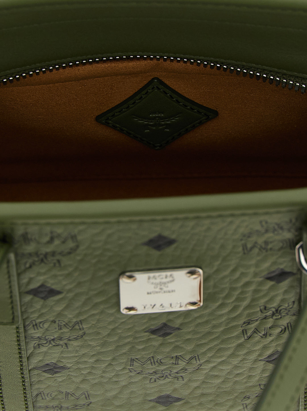 MCM Bicolor Polyethylene Tote Bag