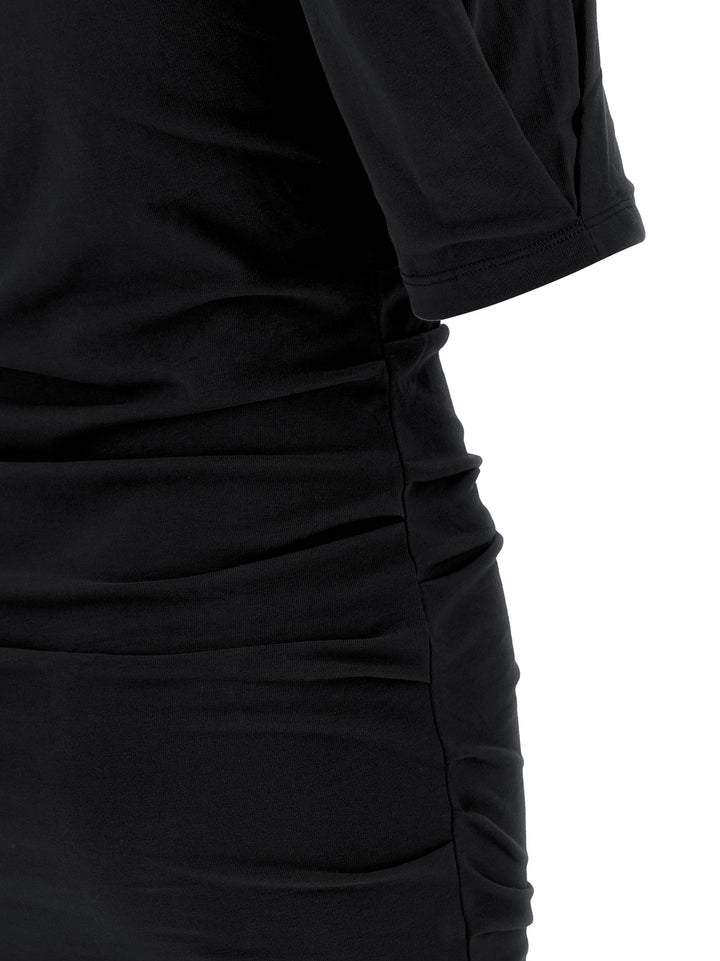 Isabel Marant Black Cotton Short Dress