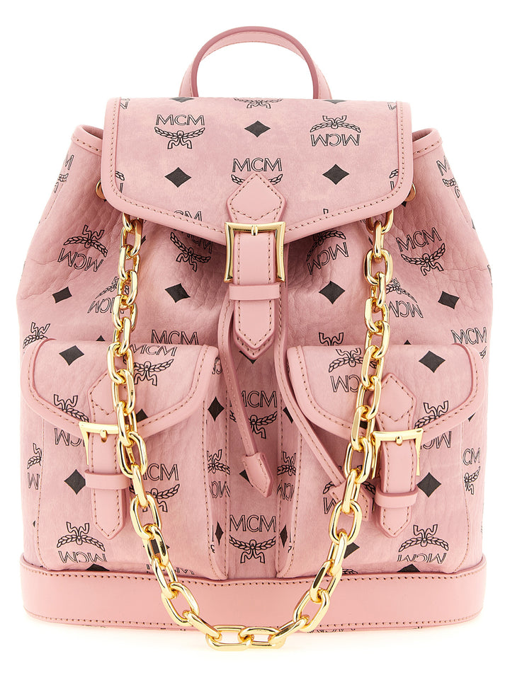 MCM Multicolor Polyethylene Backpack