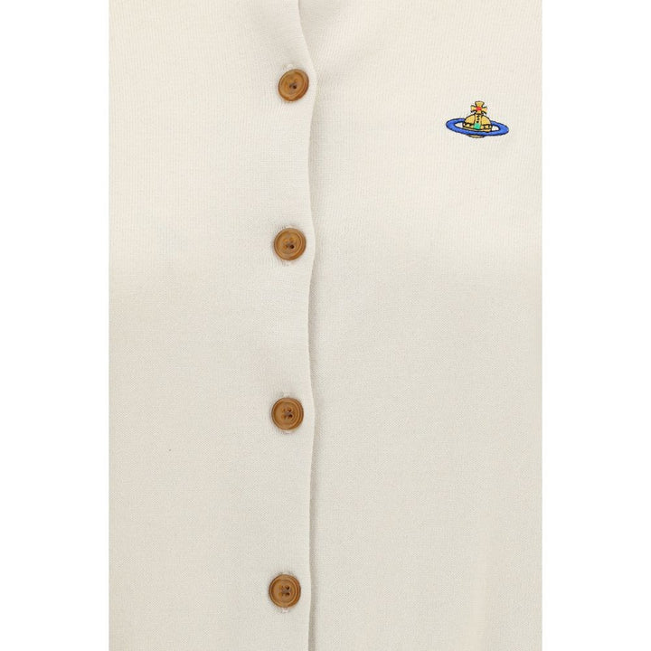Vivienne Westwood White Cotton Cardigan