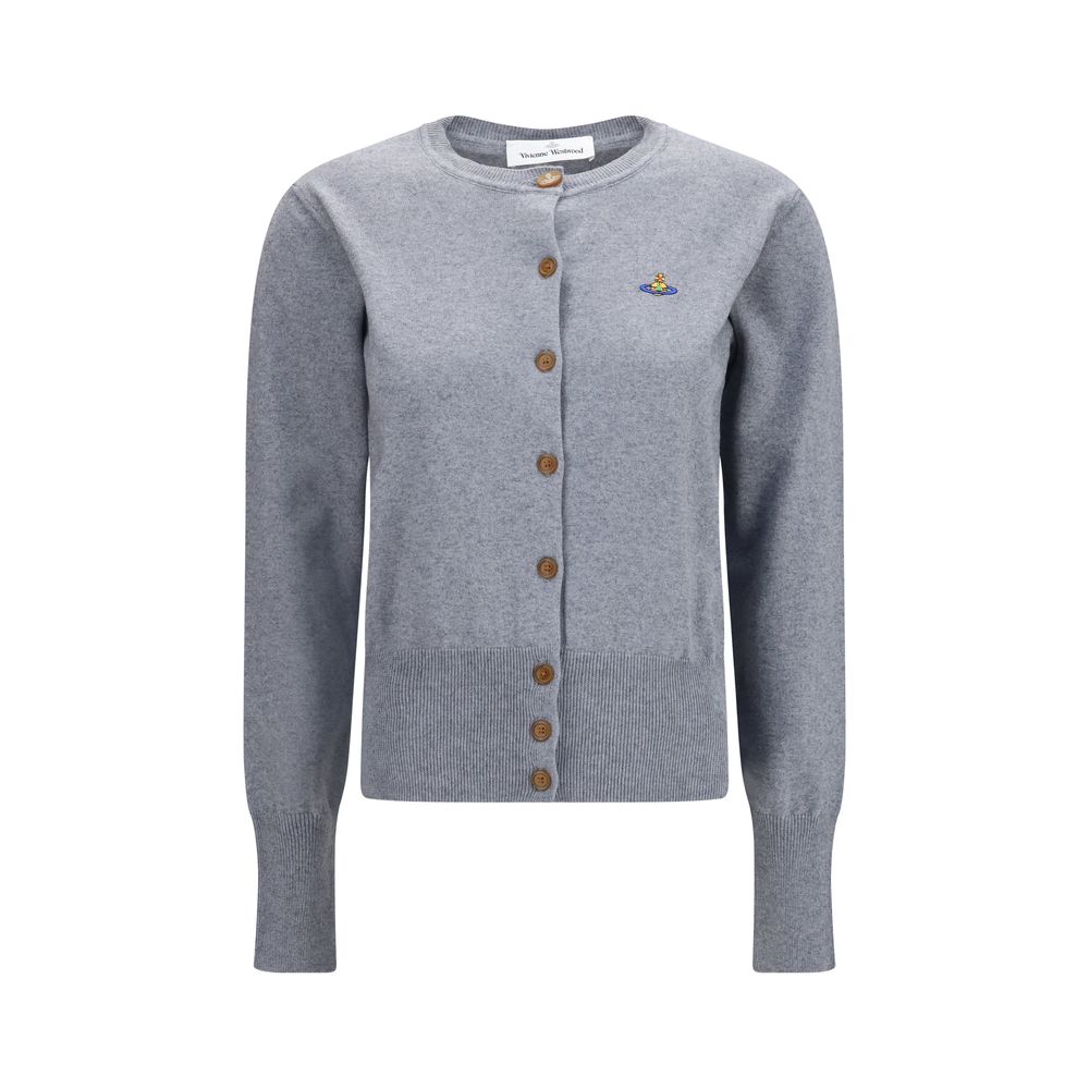 Vivienne Westwood Gray Cotton Cardigan