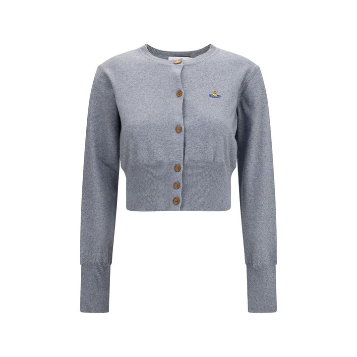 Vivienne Westwood Gray Cotton Cardigan