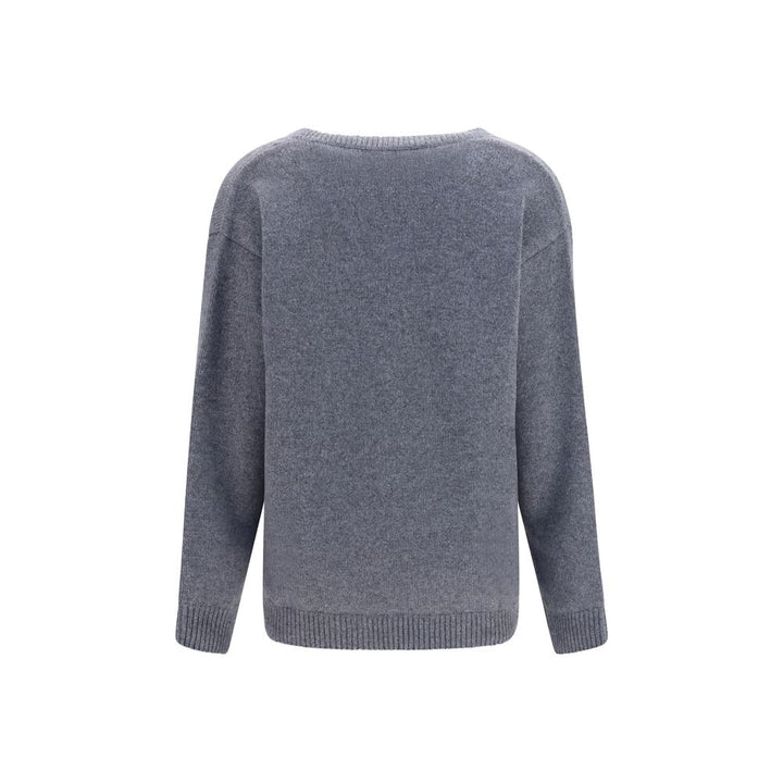 Valentino Garavani Gray Cashmere Sweater