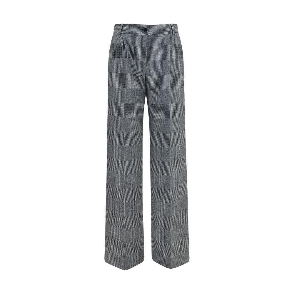 Dolce &amp; Gabbana Gray Wool Oves Aries Dress Pants