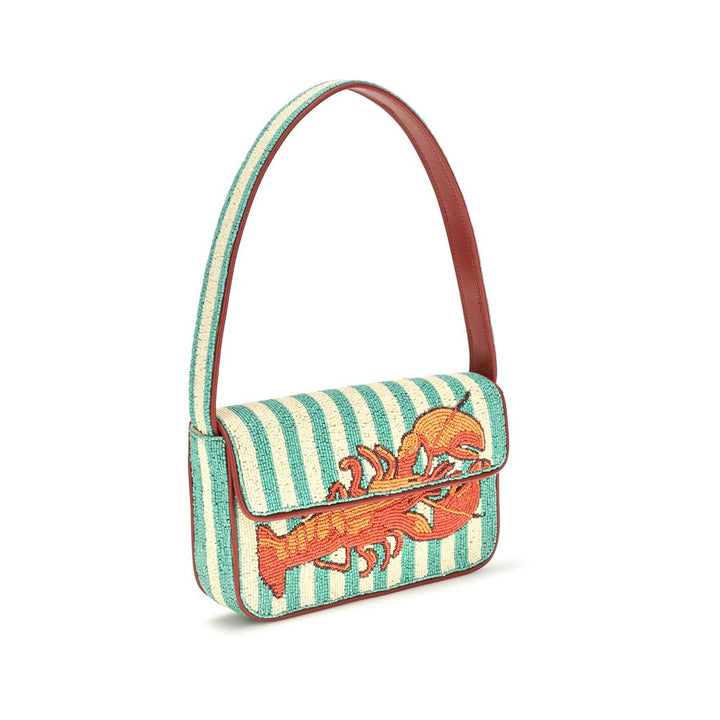 Staud Multicolor Rayon Shoulder Bag