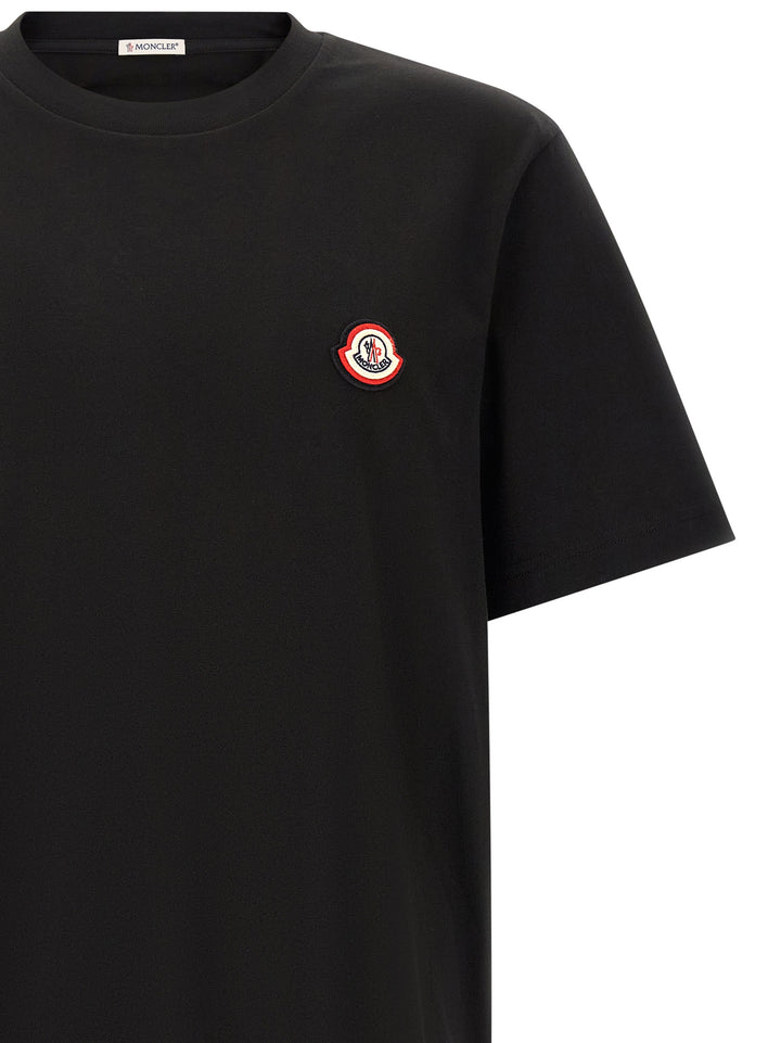 Moncler Black Cotton T-Shirt