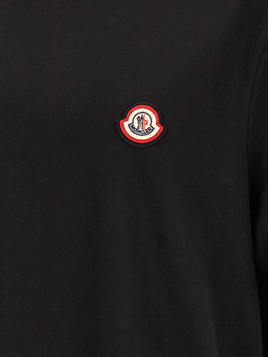 Moncler Black Cotton T-Shirt