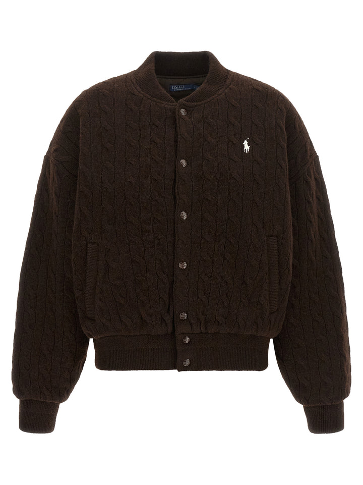Polo Ralph Lauren Brown Wool Bomber