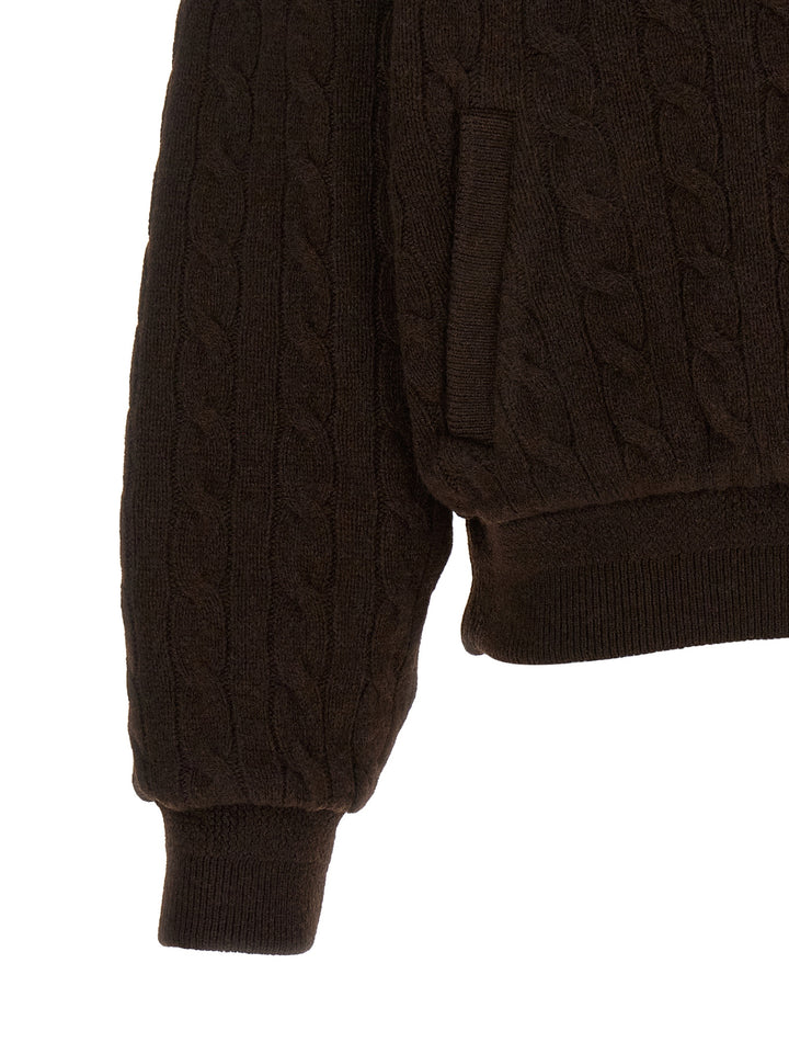 Polo Ralph Lauren Brown Wool Bomber