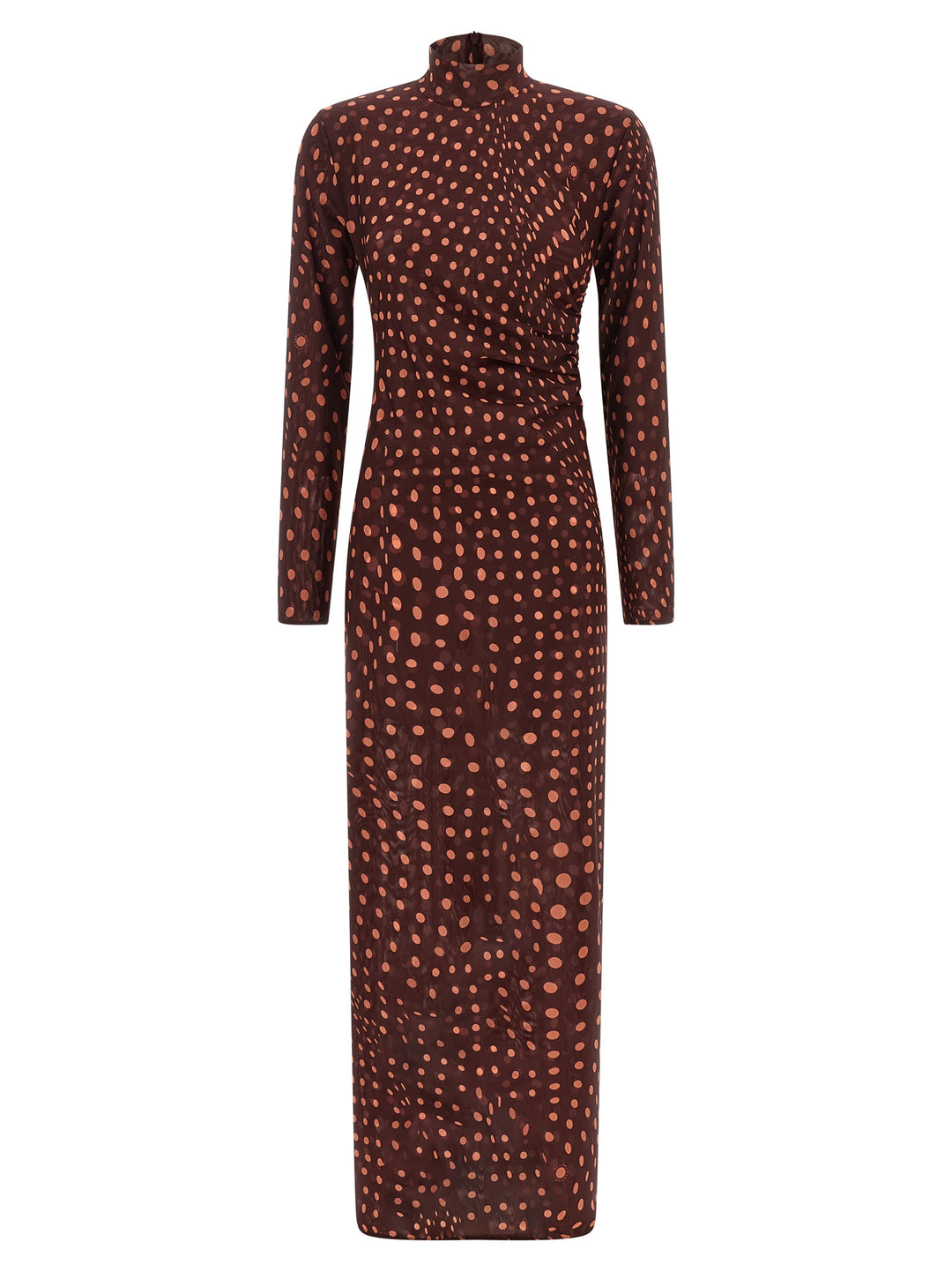 Stella McCartney Bordeaux Polyamide Long Dress