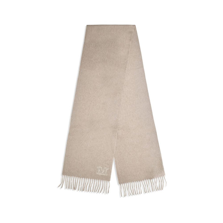 Max Mara Beige Cashmere Scarf