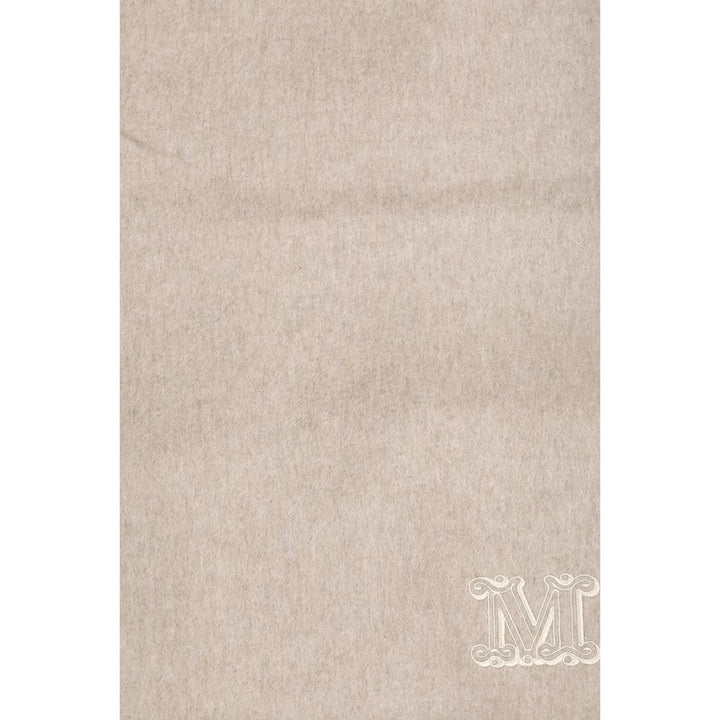 Max Mara Beige Cashmere Scarf