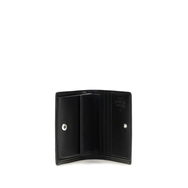 Vivienne Westwood Black Calf Leather Bos Taurus Wallet