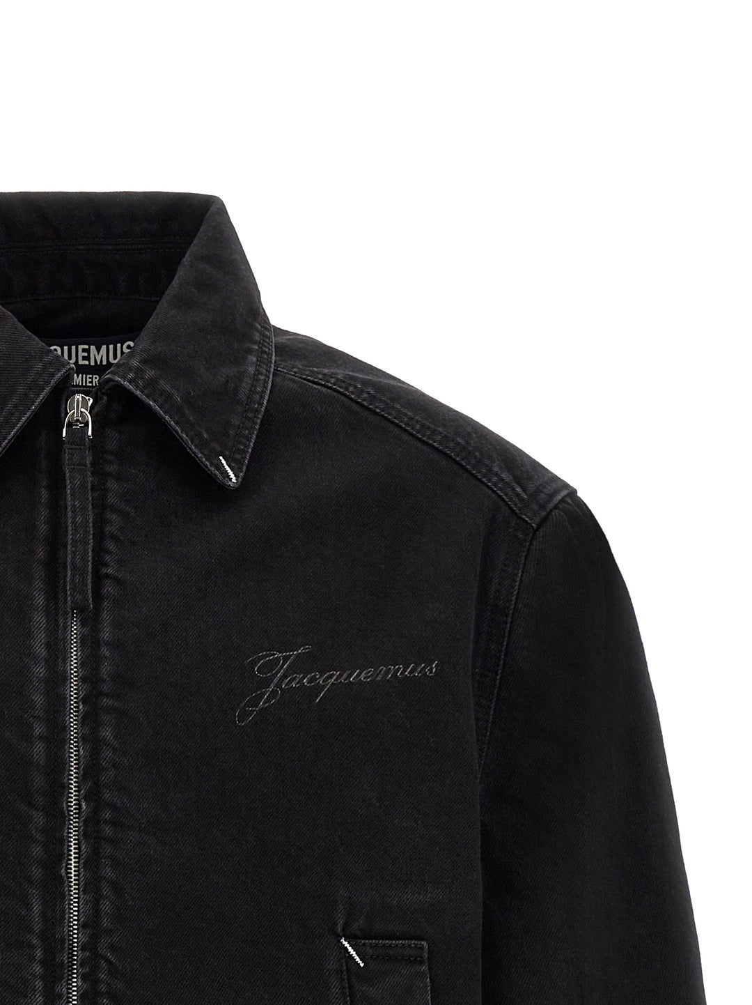 Jacquemus Black Cotton Denim Jacket