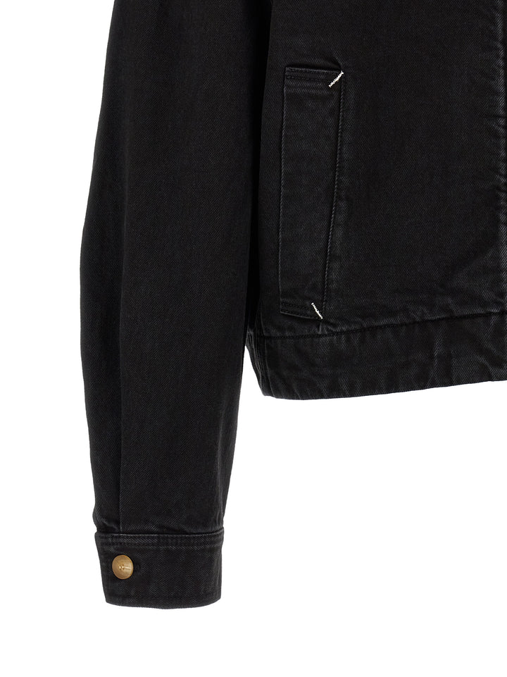 Jacquemus Black Cotton Denim Jacket