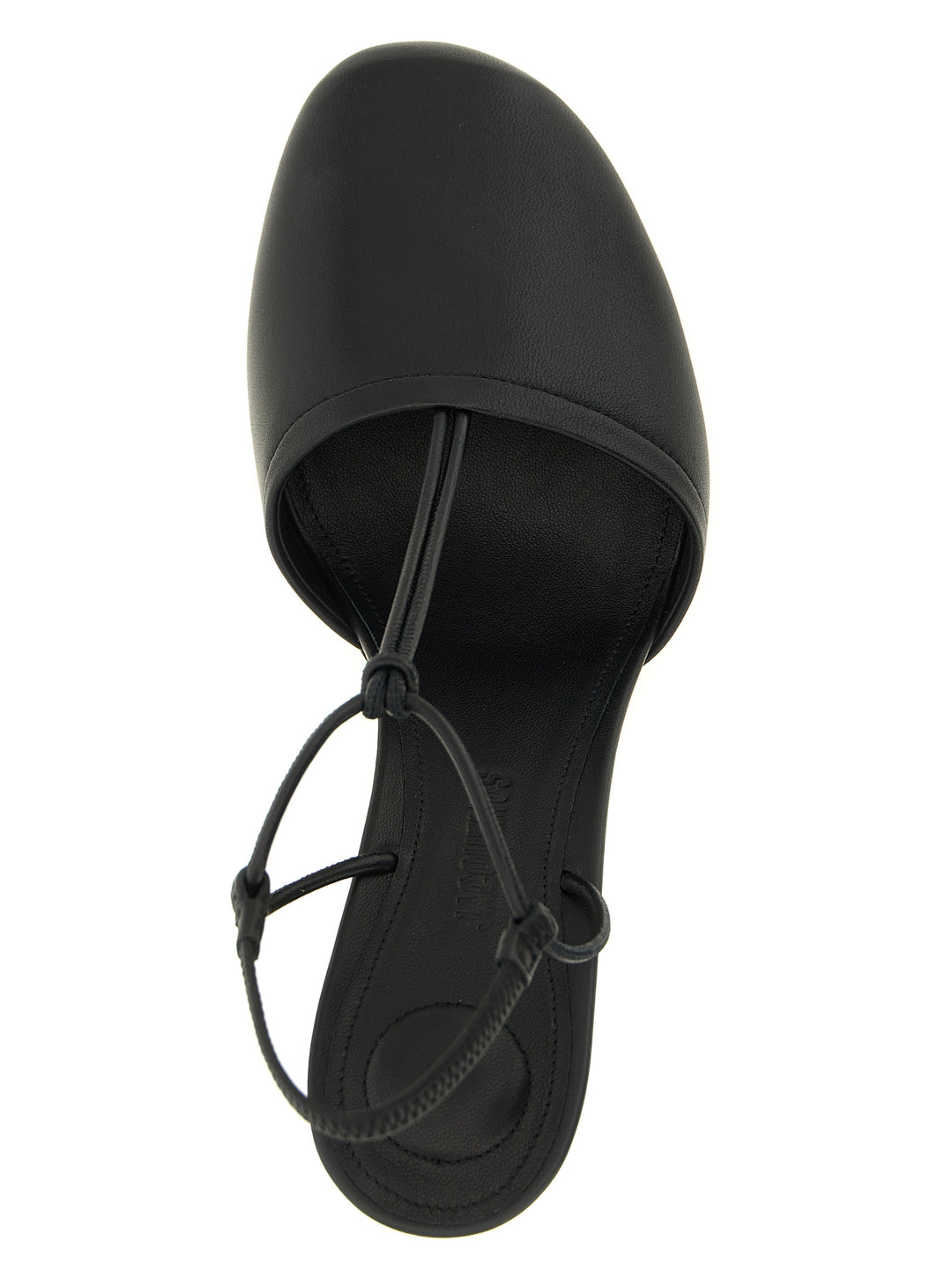 Jacquemus Black Lamb Leather High Heel Pumps