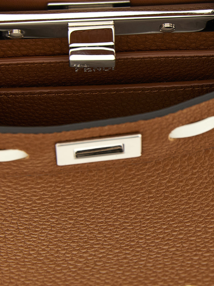 Fendi Brown Calfskin Handbag