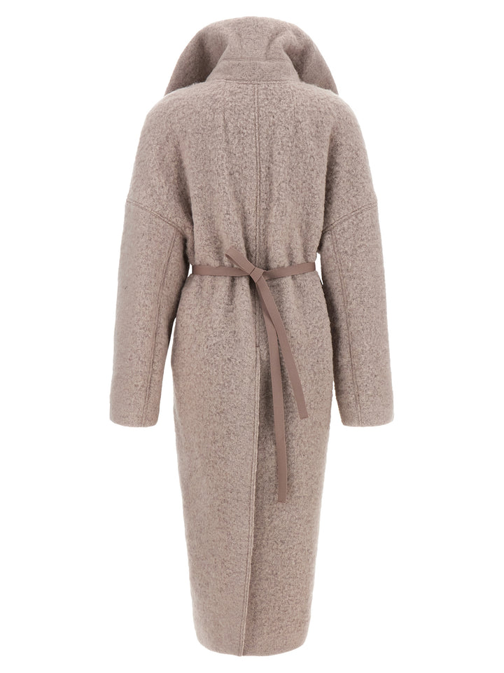 Rick Owens Multicolor Marabou Coat