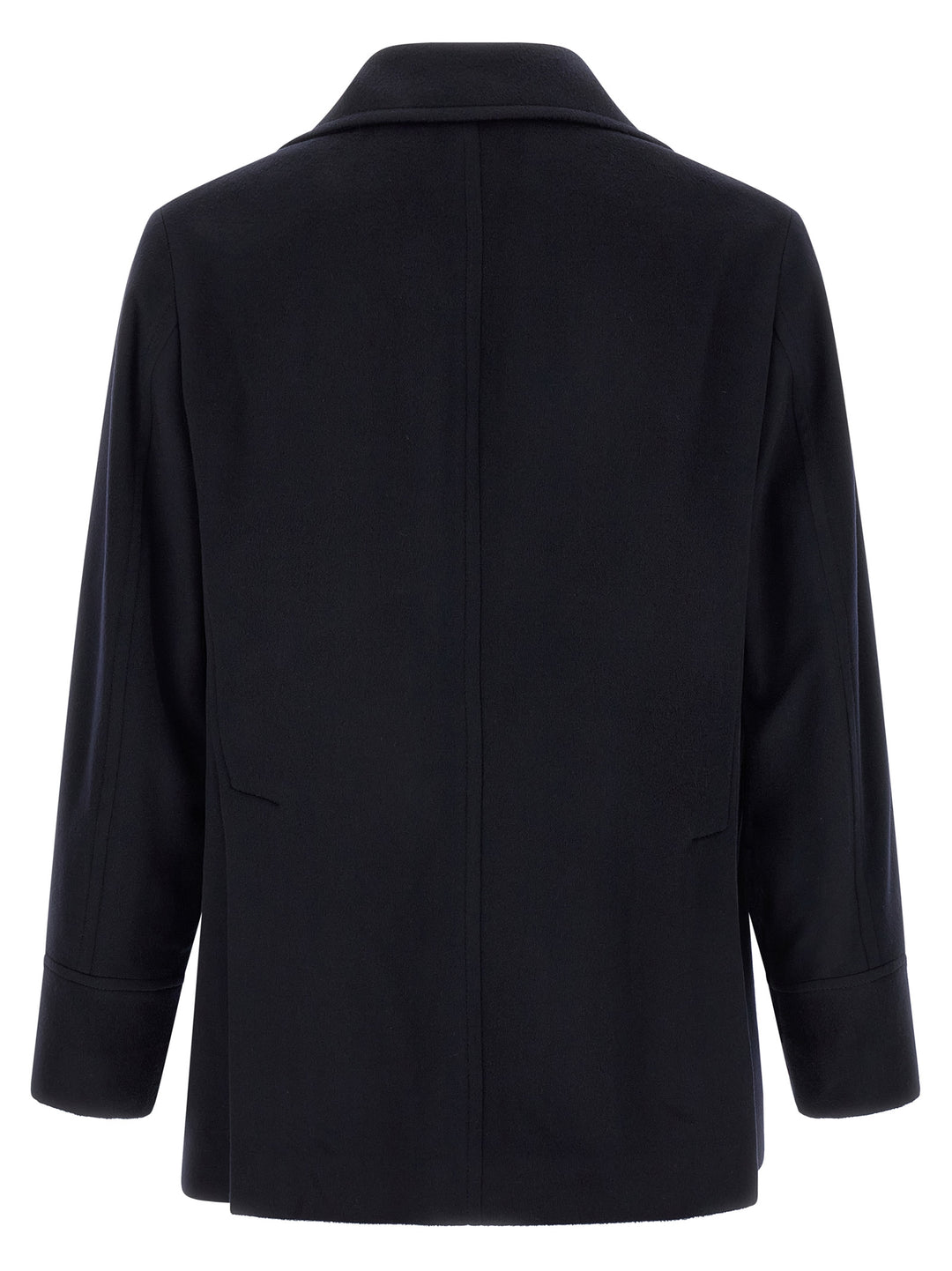 Brunello Cucinelli Blue Virgin Wool Coat