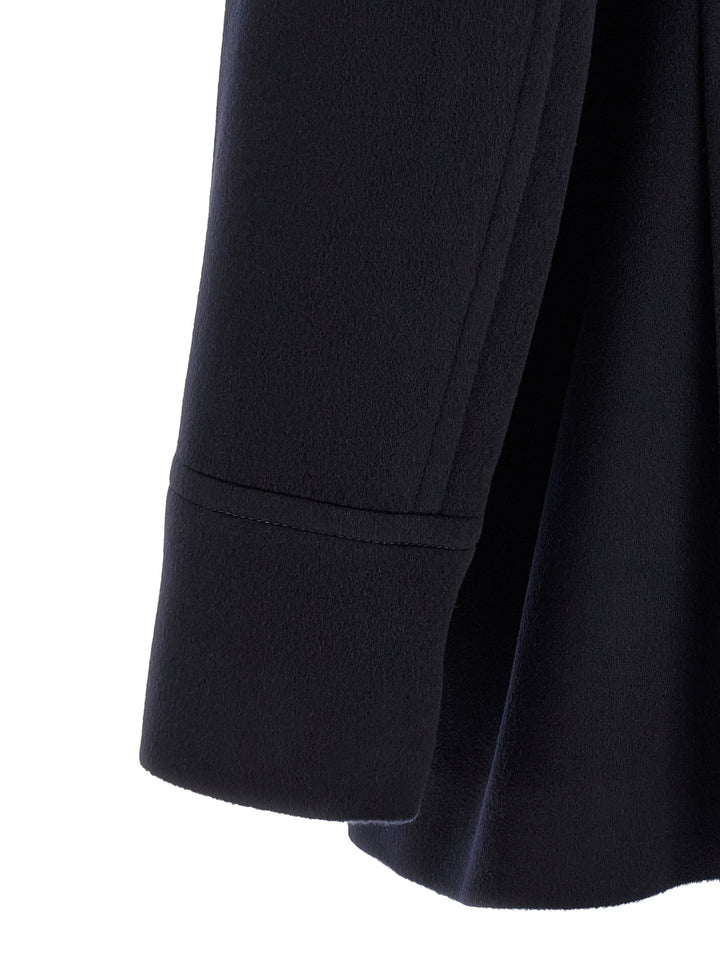 Brunello Cucinelli Blue Virgin Wool Coat