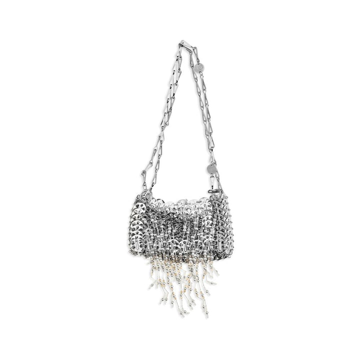 Rabanne Silver Stainless Steel Shoulder Bag