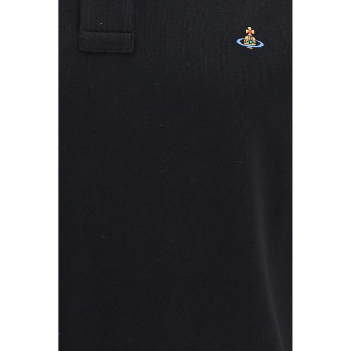 Vivienne Westwood Black Cotton Polo Shirt