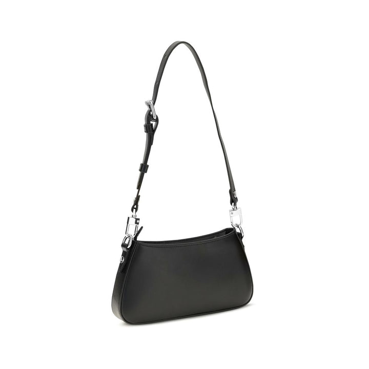 Vivienne Westwood Black Calf Leather Bos Taurus Shoulder Bag