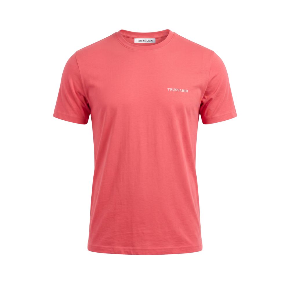Trussardi Beachwear Red Cotton Men&