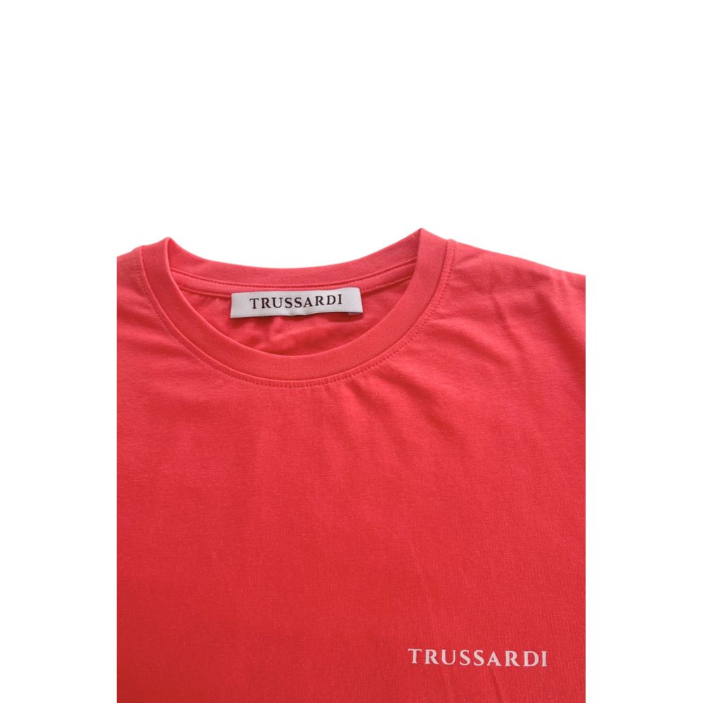 Trussardi Beachwear Red Cotton Men&
