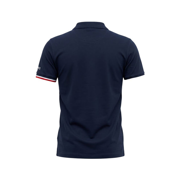 Iceberg Blue Cotton Men Polo Shirt