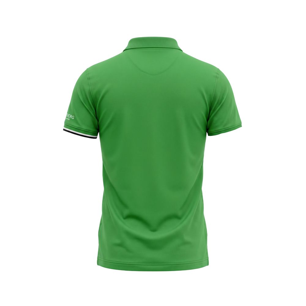Iceberg Green Cotton Men Polo Shirt