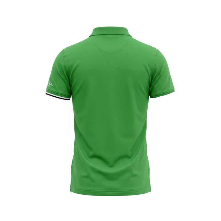 Iceberg Green Cotton Men Polo Shirt