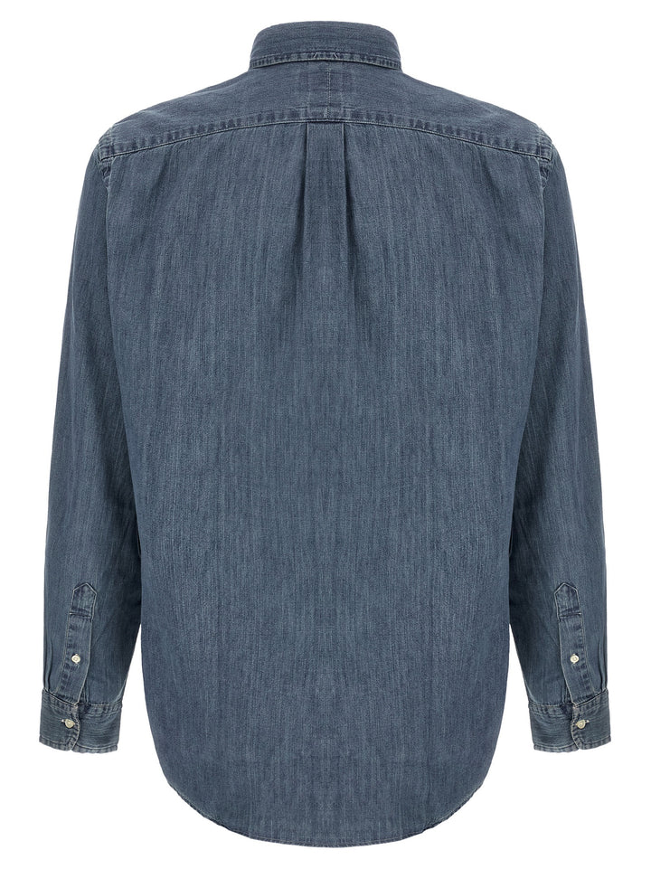 Polo Ralph Lauren Blue Cotton Blouse