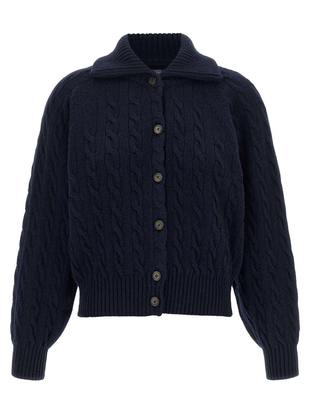 Polo Ralph Lauren Blue Wool Cardigan