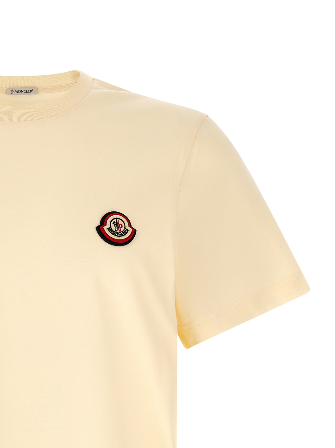 Moncler White Cotton T-Shirt