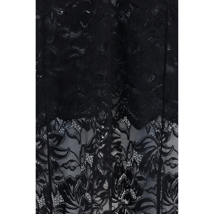 Rabanne Black Polyamide Long Dress