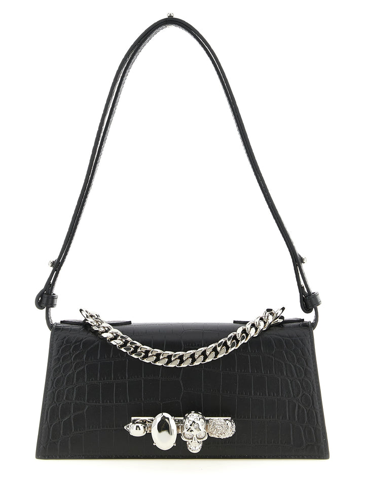 Alexander McQueen Black Calfskin Shoulder Bag