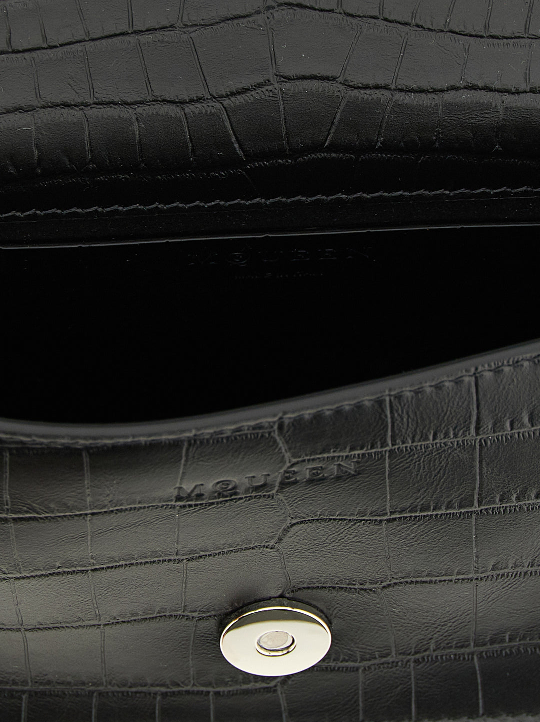 Alexander McQueen Black Calfskin Shoulder Bag
