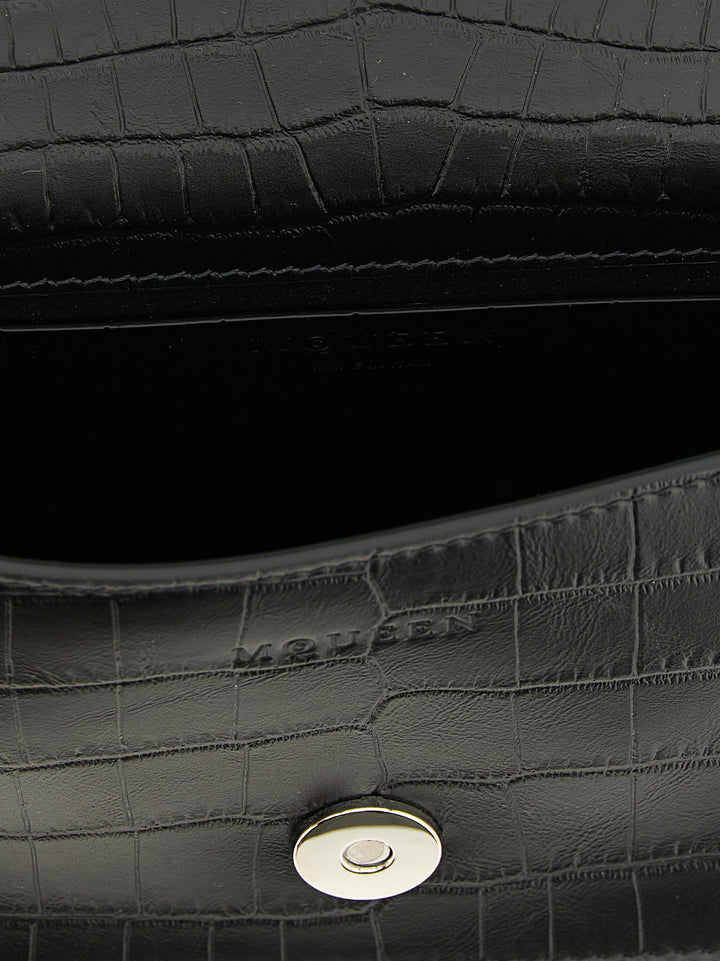 Alexander McQueen Black Calfskin Shoulder Bag