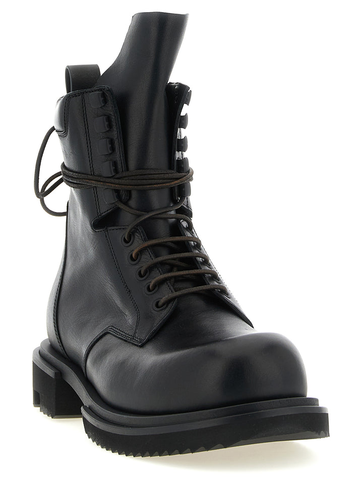 Rick Owens Black Calfskin Chelsea Boots