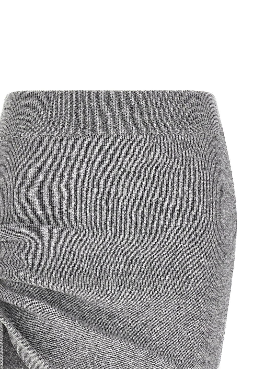 Giuseppe Di Morabito Gray Virgin Wool Long Skirt