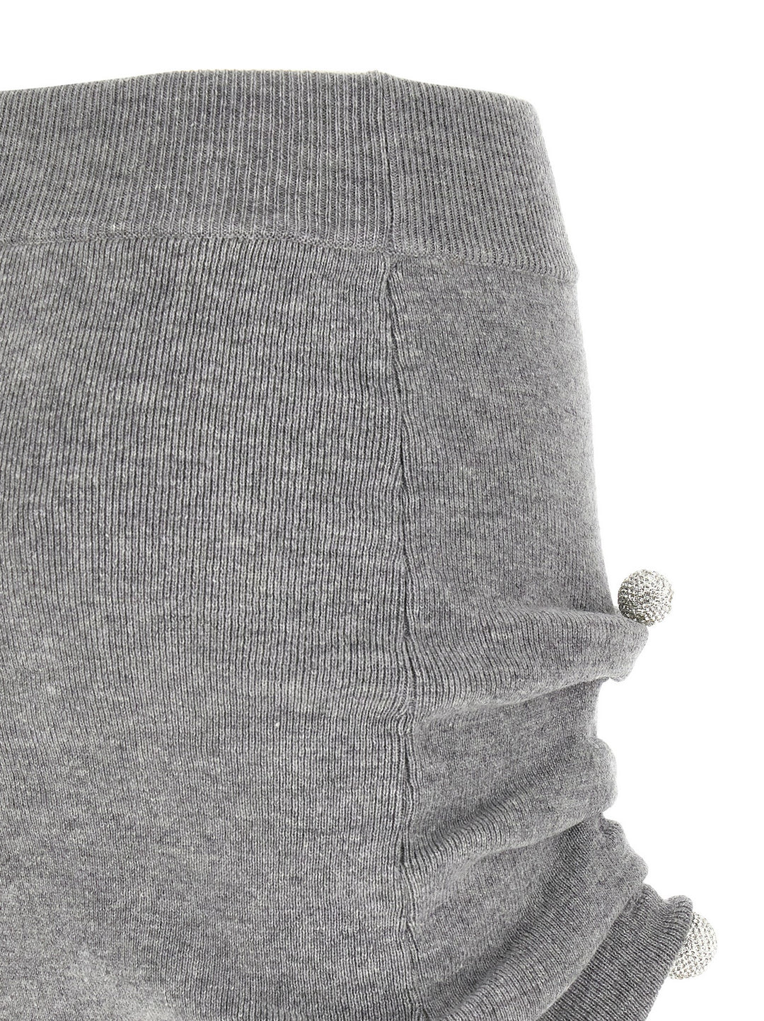 Giuseppe Di Morabito Gray Virgin Wool Long Skirt