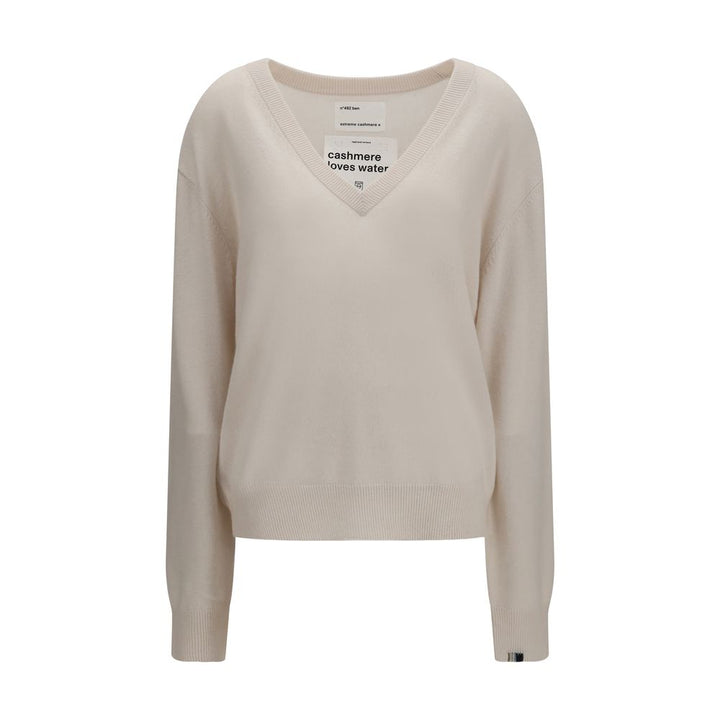 Extreme Cashmere Beige Cashmere Sweater