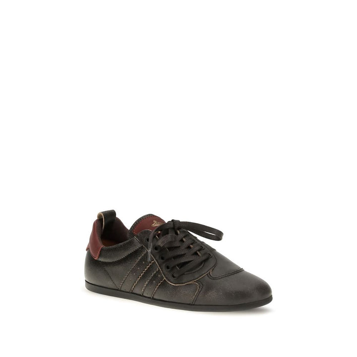 Vivienne Westwood Black Calf Leather Bos Taurus Sneakers